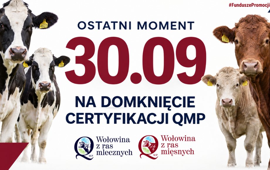 Certyfikat QMP warunkiem otrzymania dopłaty